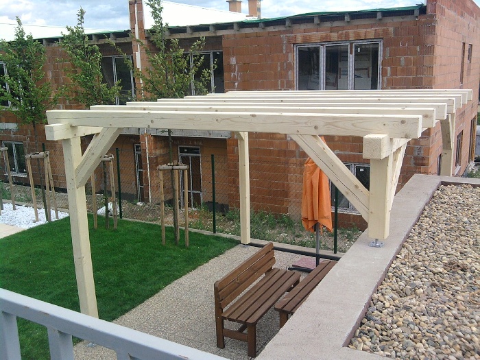 Pergola, zastřešení